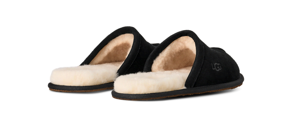 Men's Suede Open-Back Slipper - Brown