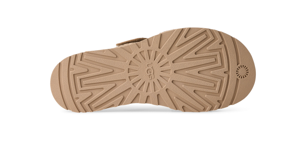 Women's Adjustable Suede Slide Sandal - Black