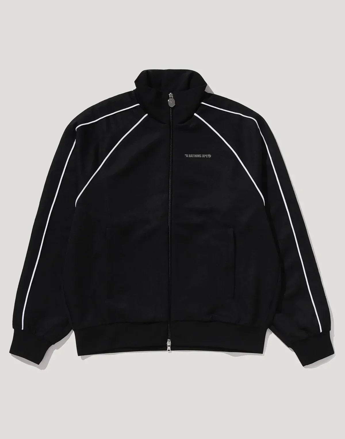 Men's Relaxed Jacquard Track Jacket - Brown