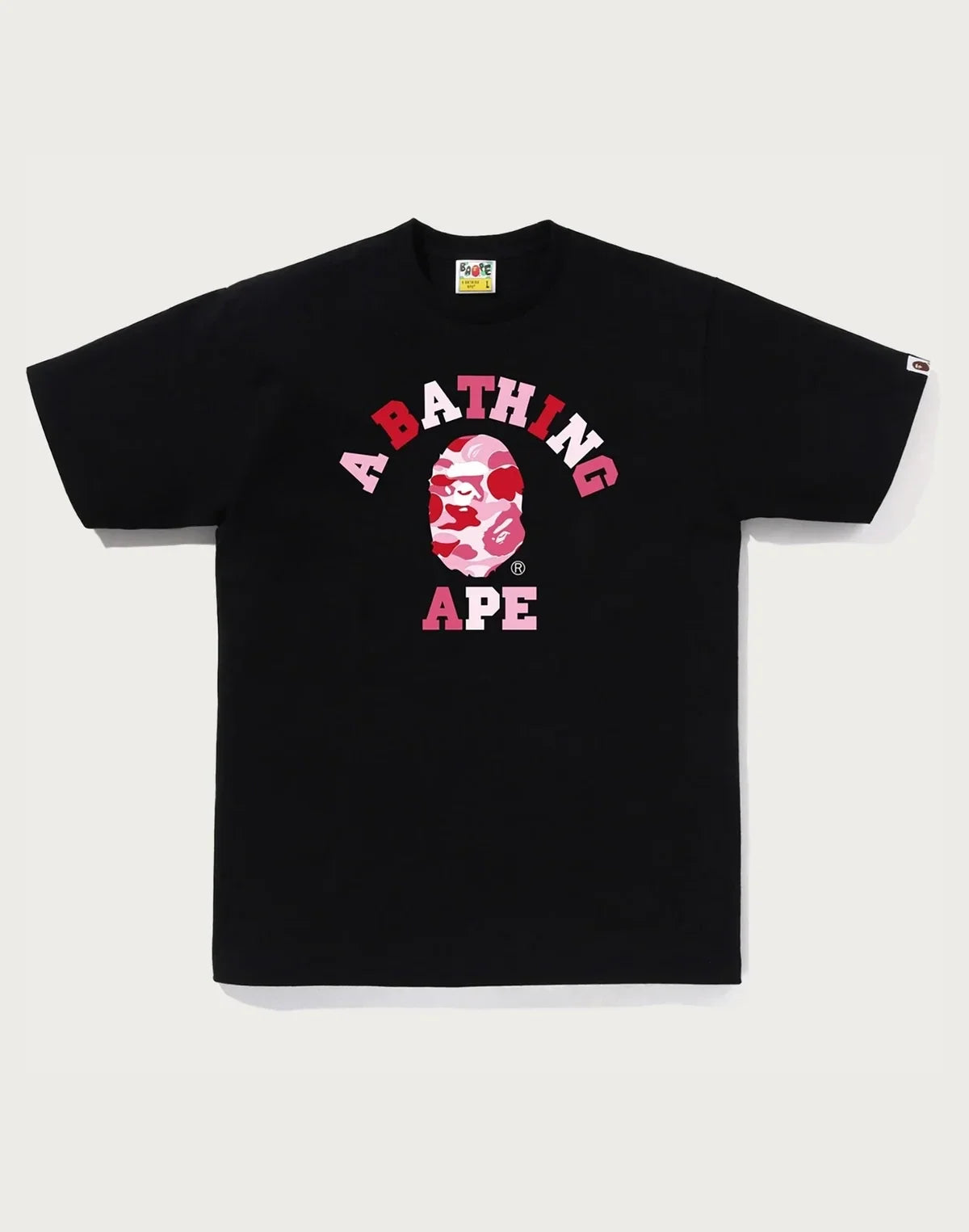 Men's Camo Graphic T-Shirt - Black Pink