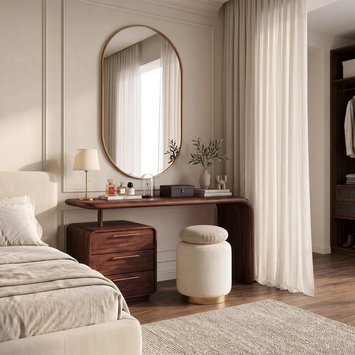 Contemporary Makeup Vanity For Statement Furniture Bedroom