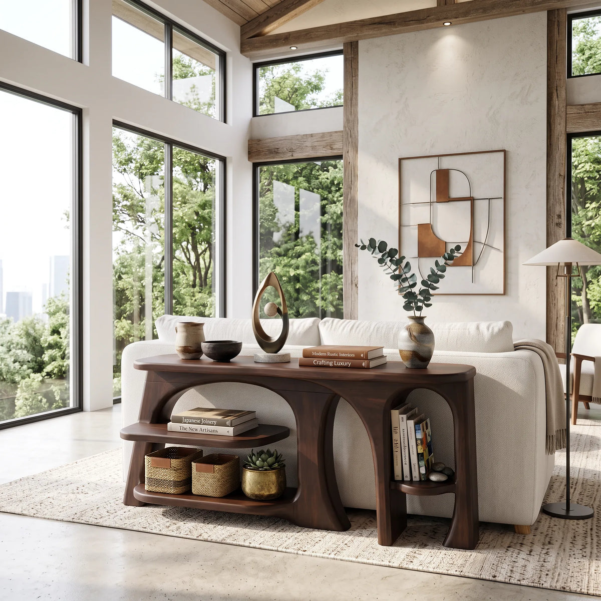 Contemporary Loop Console Table For Stylish Entryway