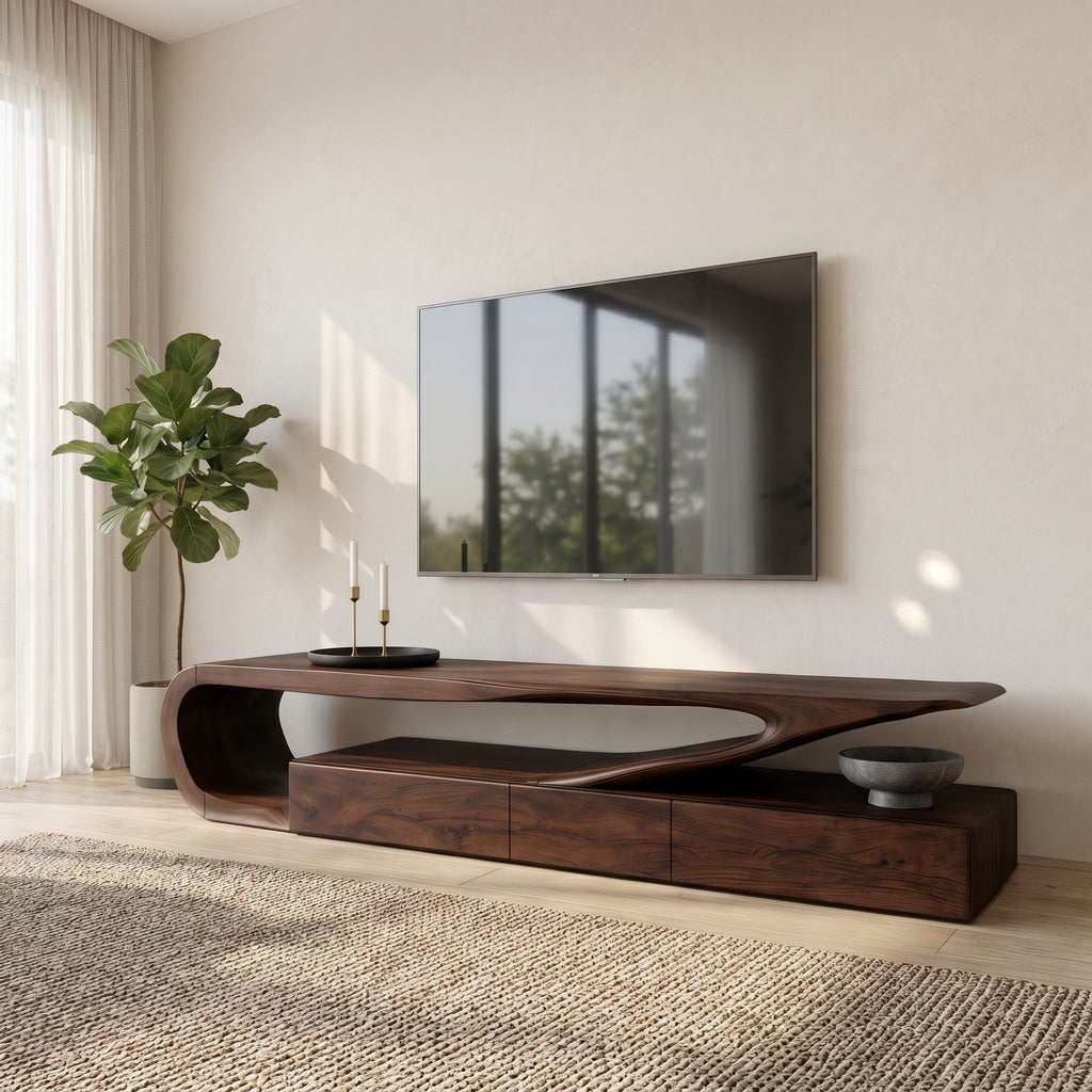 Minimalist TV Console For Living Room
