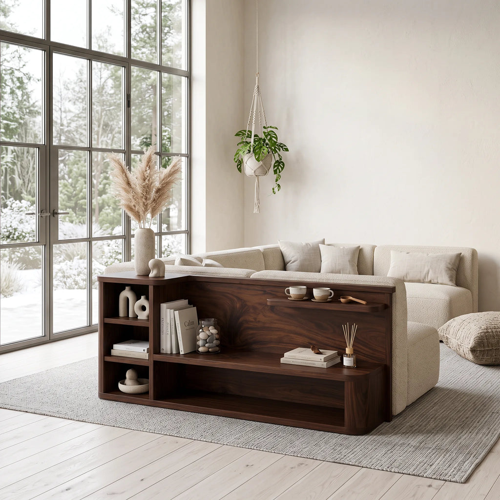 Modern Storage Console Cabinet For Open Living Space