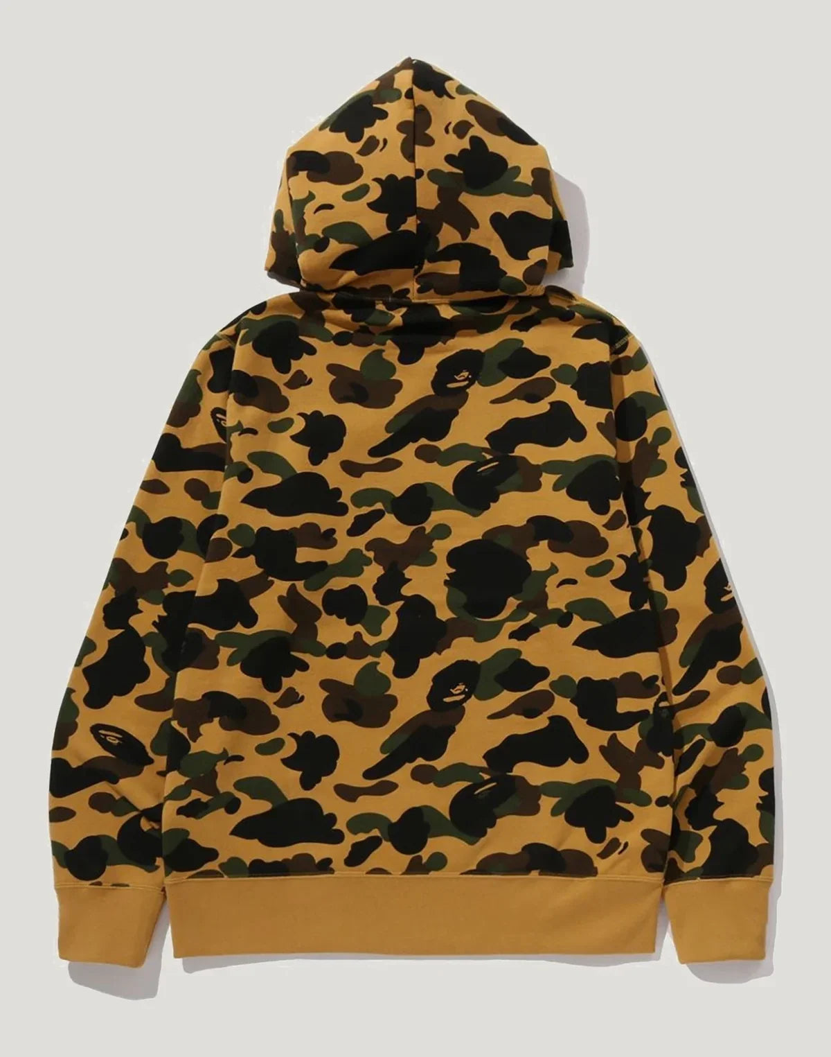 Men's Camo Pullover Hoodie - Orange