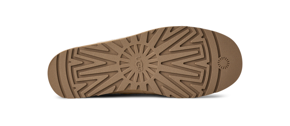 Women's Suede Ballet Flat - Chestnut