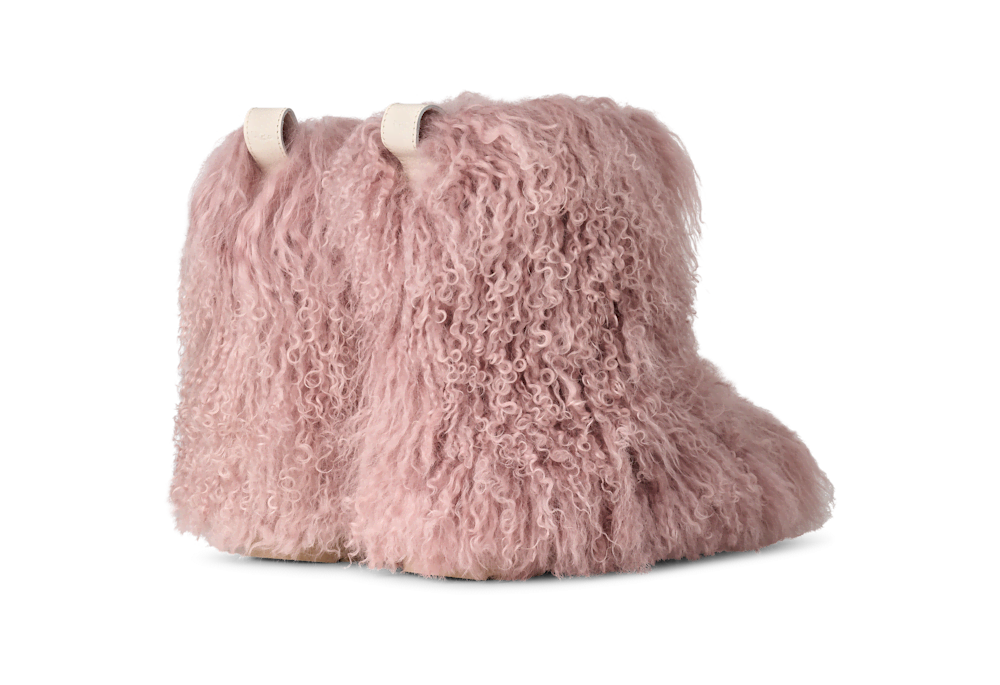 Women's Sheepskin Short Boot - Grey