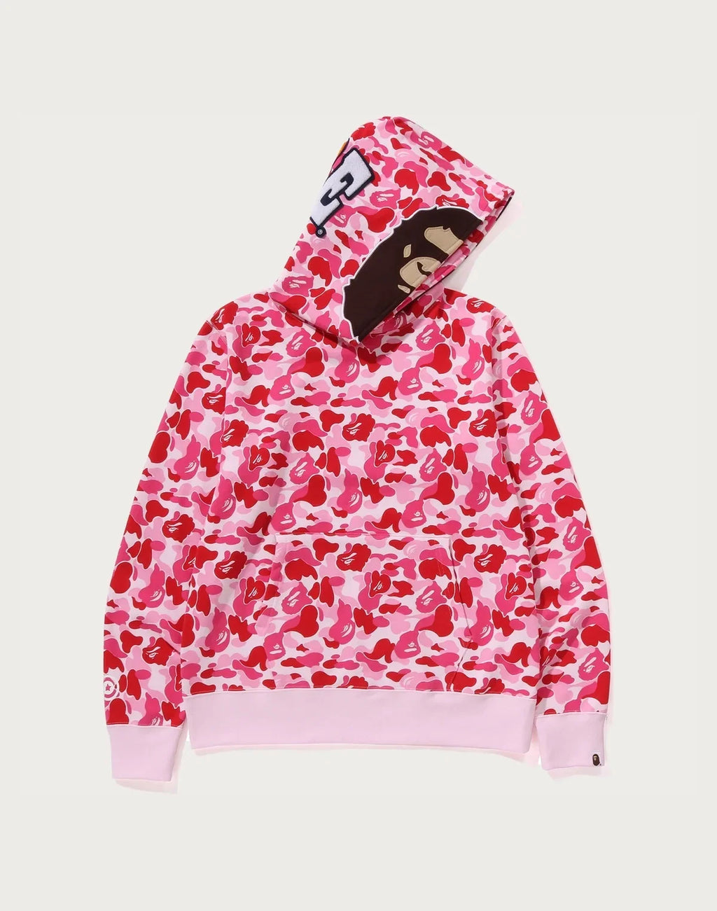 Men's Camo Graphic Pullover Hoodie - Pink