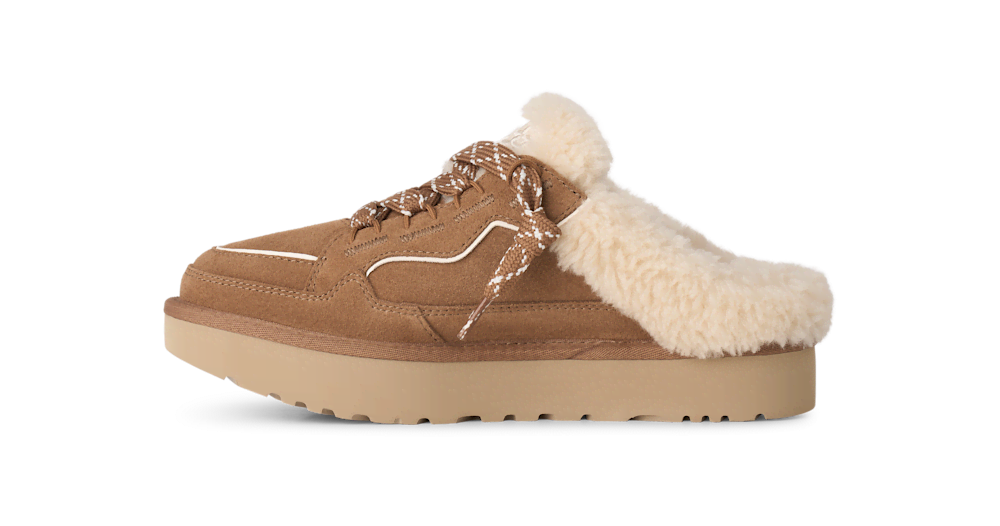 Women's Suede Sneaker Mule - Moonlight