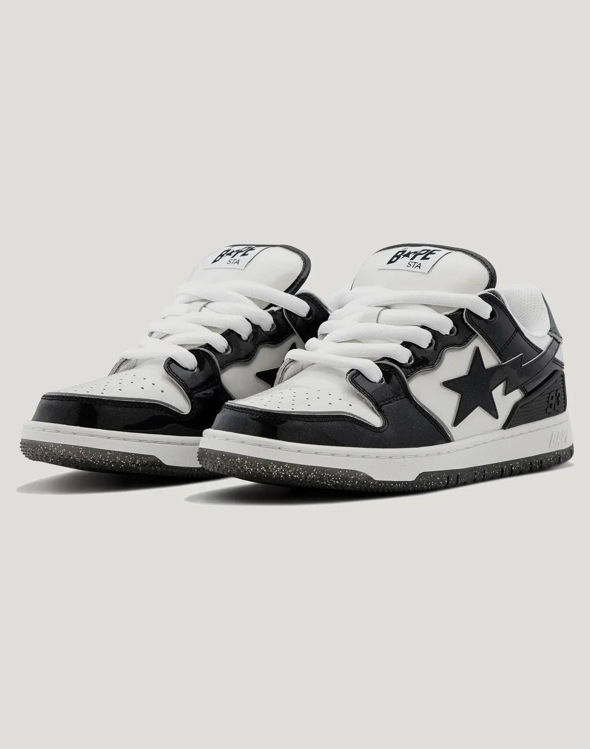 Men's Leather Low Top Sneakers - Green