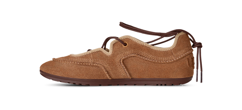 Women's Suede Ballet Sneaker - Blue