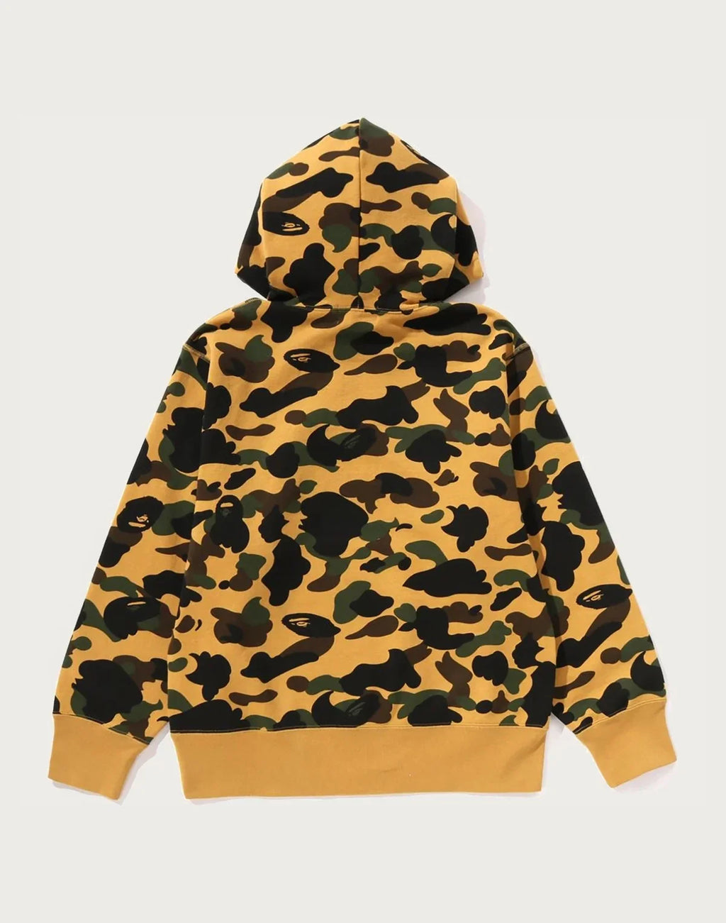Women's Camo Pullover Hoodie - Yellow