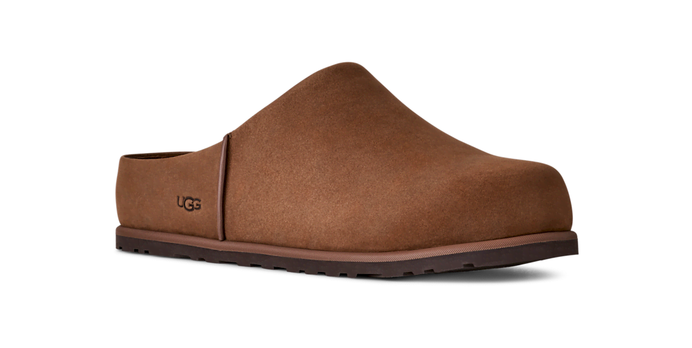 Men's Waterproof Nubuck Slip-On Clog - Olive