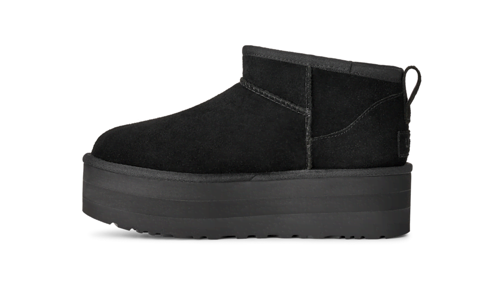 Women's Platform Ultra-Short Suede Boot - Sand