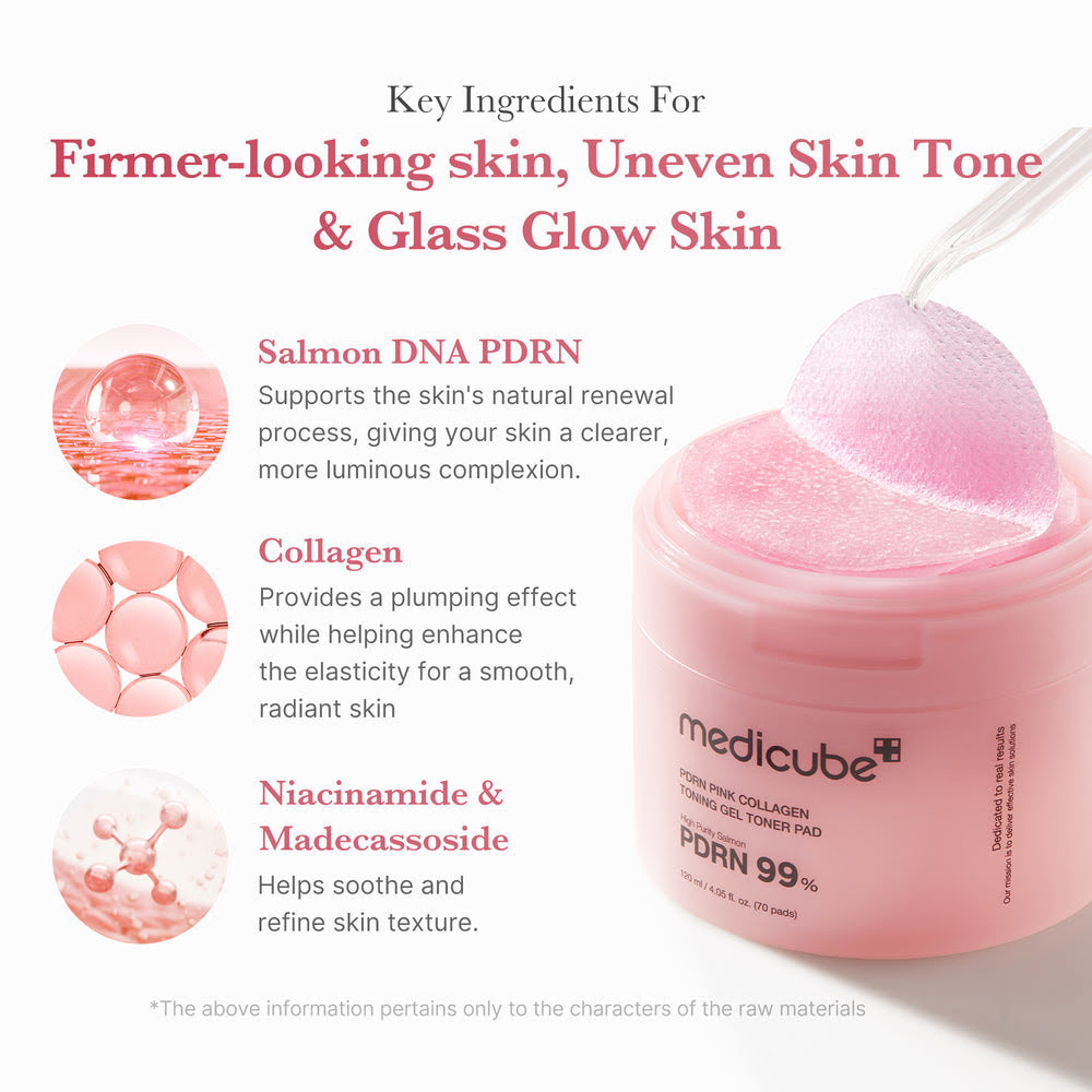 Salmon DNA Collagen Gel Toner Pads
