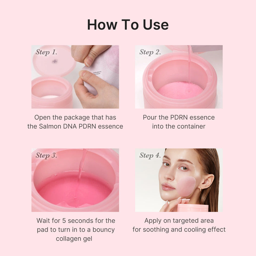 Salmon DNA Collagen Gel Toner Pads