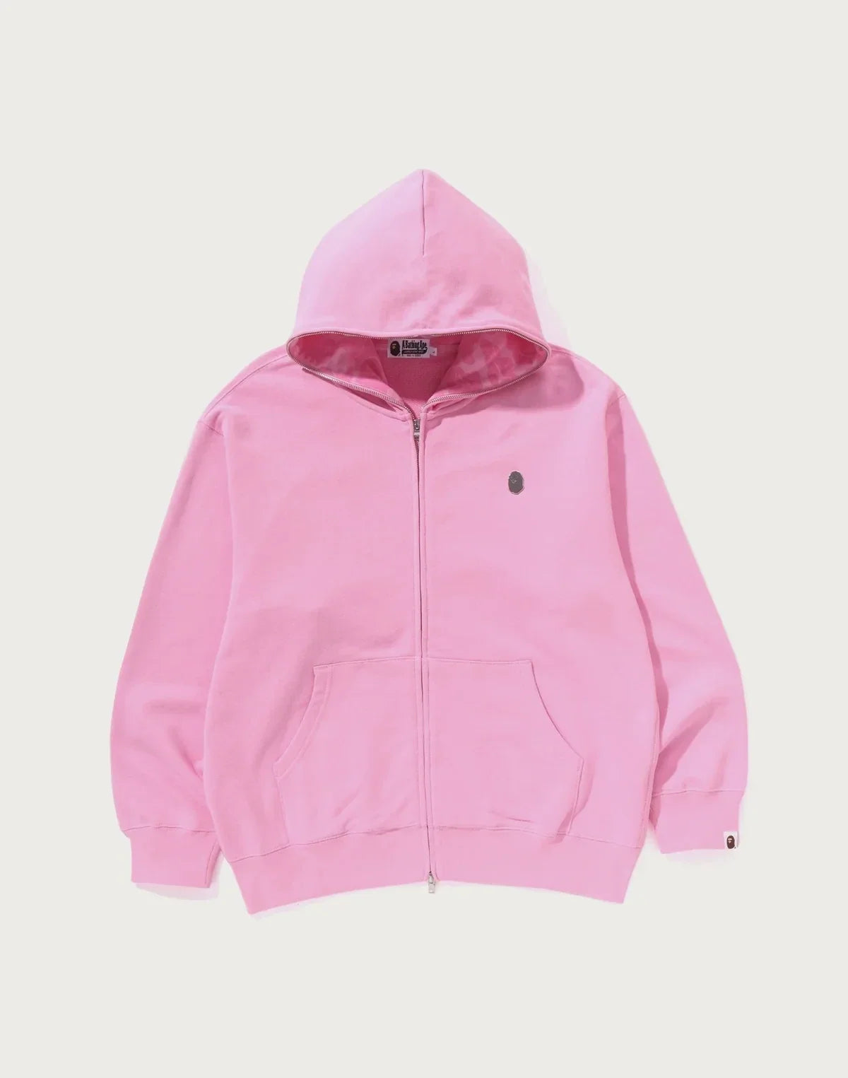 Men's Relaxed Cotton Zip Hoodie - Green