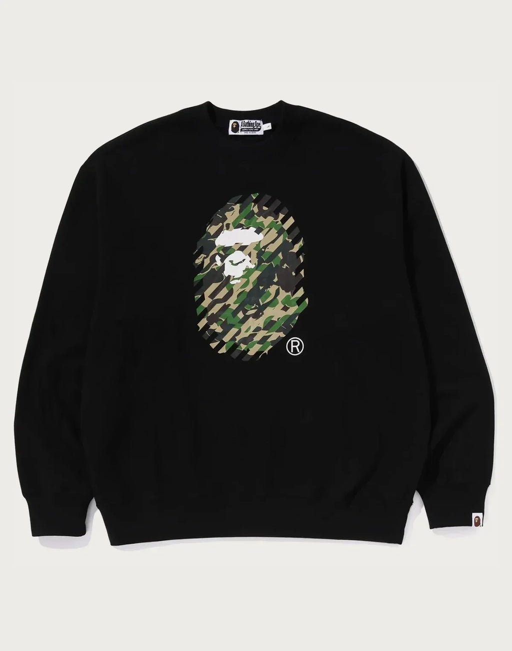 Men's Relaxed Camo Graphic Crewneck Sweatshirt