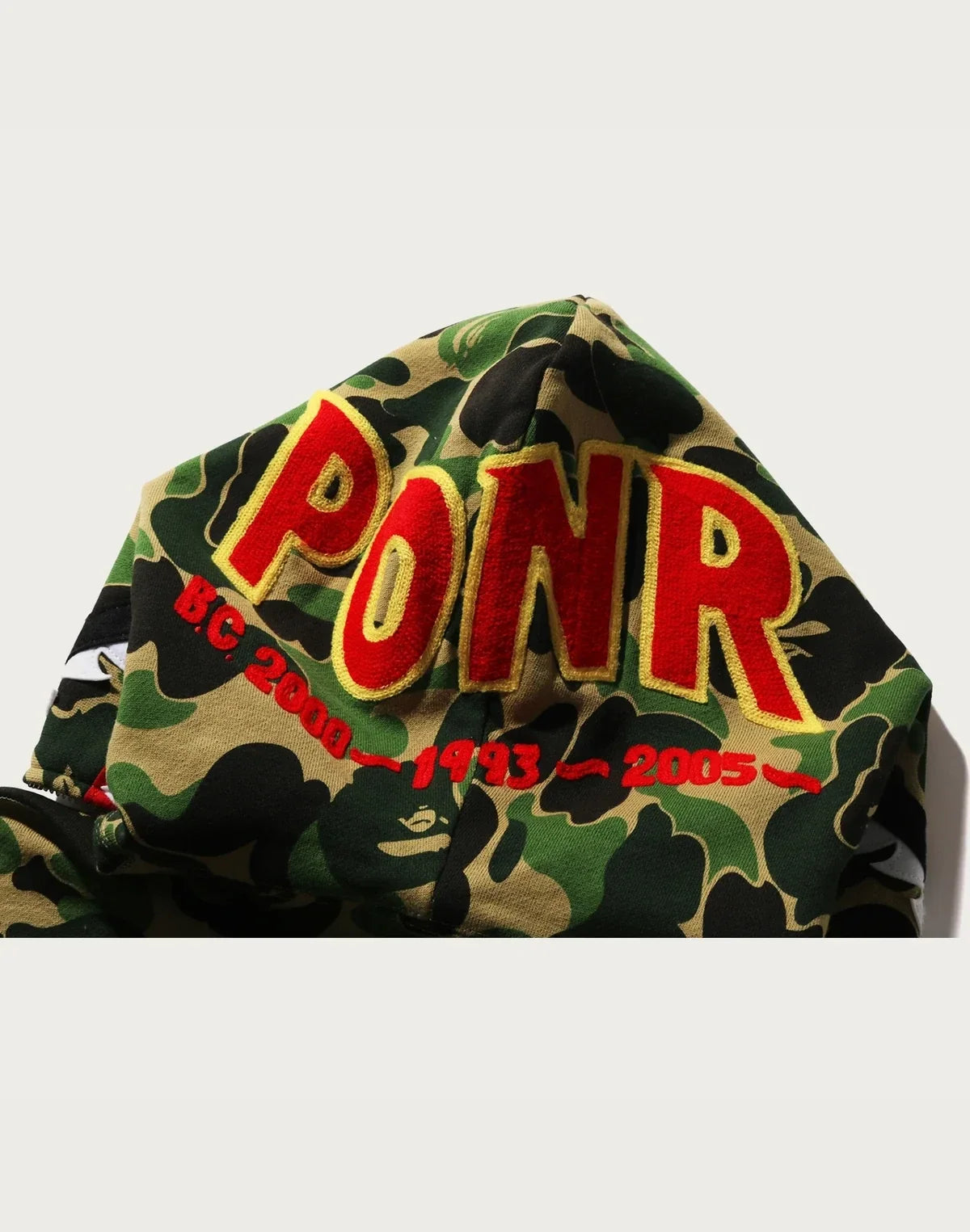 Camo Full-Zip Hoodie - Blue