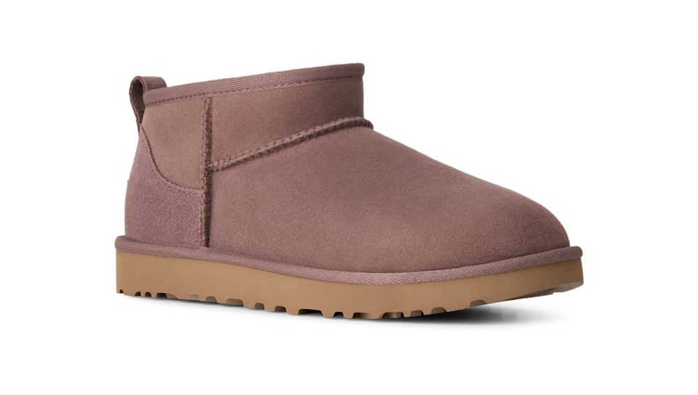 Women's Ultra-Short Sheepskin Boot - Grey