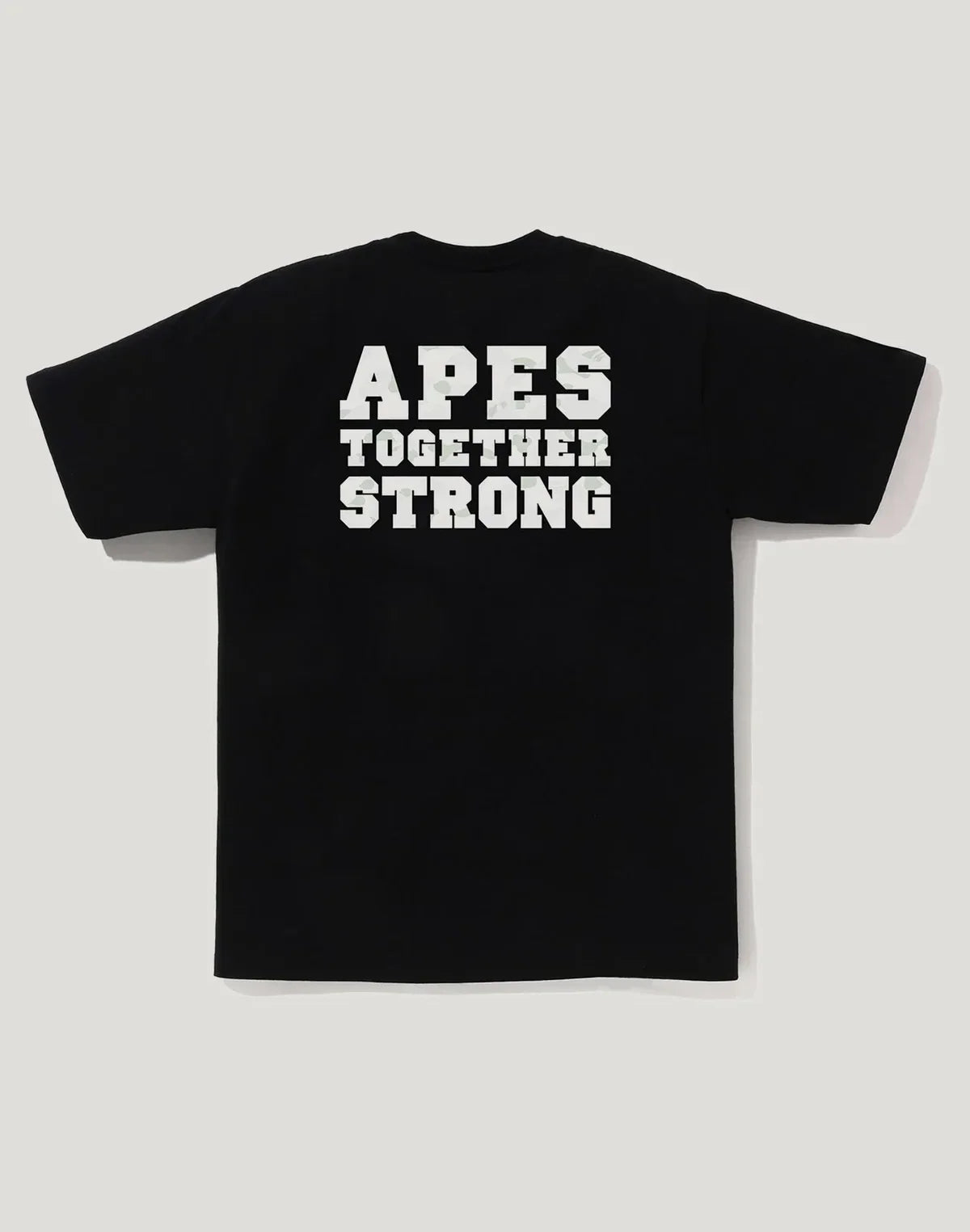 Men's Cotton Camo Graphic T-Shirt - Black