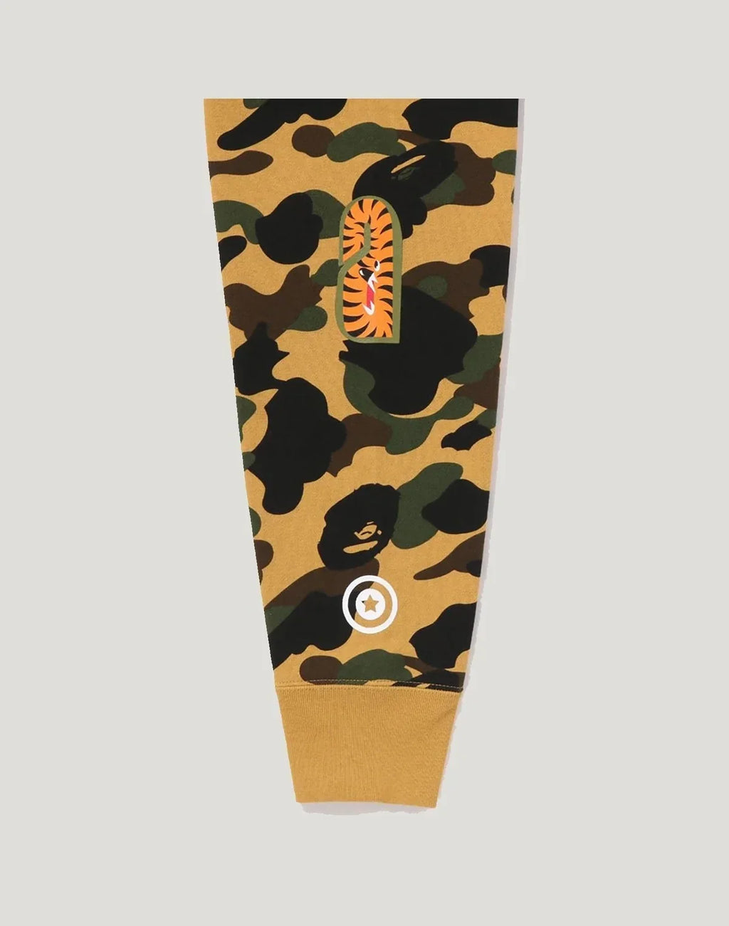 Men's Cotton Camo Graphic Crewneck Sweatshirt - Orange