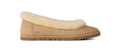 Women's Suede Ballet Flat - Chestnut
