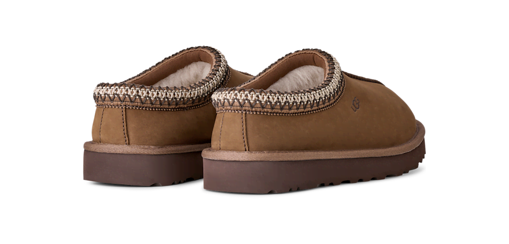 Women's Nubuck Indoor-Outdoor Mule - Dark Chestnut