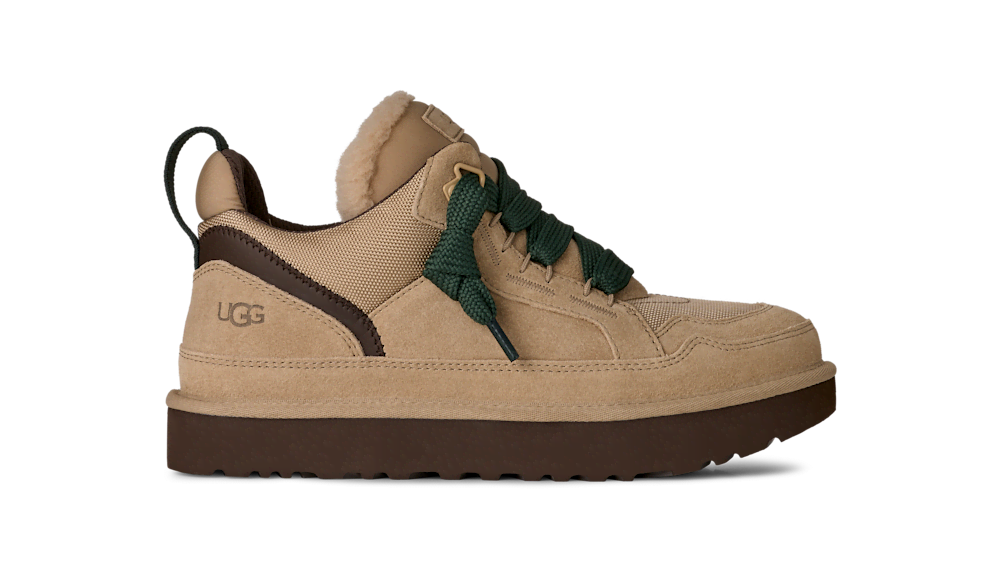 Men's Suede and Mesh Low Top Sneaker - Blue
