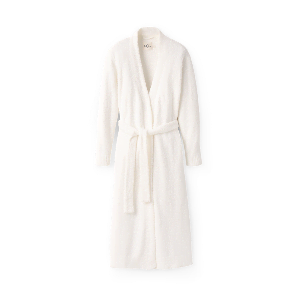 Women's Recycled Polyester Robe - Cream