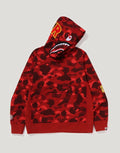 Cotton Camo Pullover Hoodie - Navy