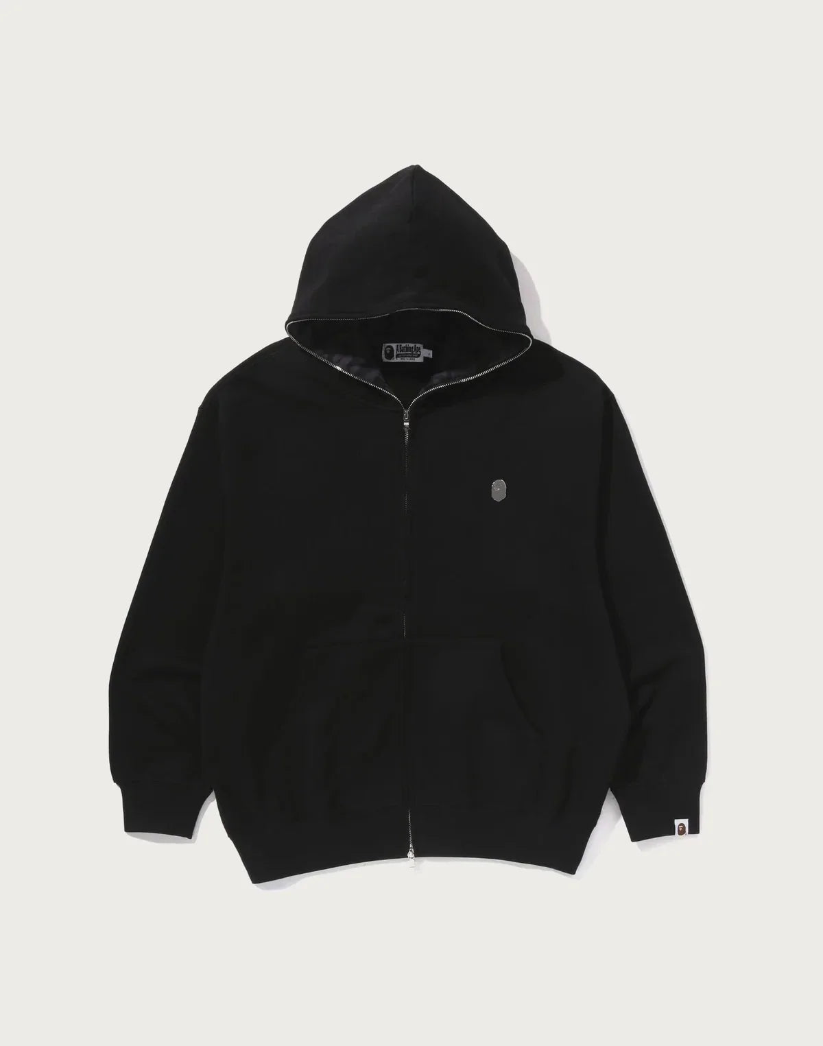 Men's Relaxed Cotton Zip Hoodie - Green
