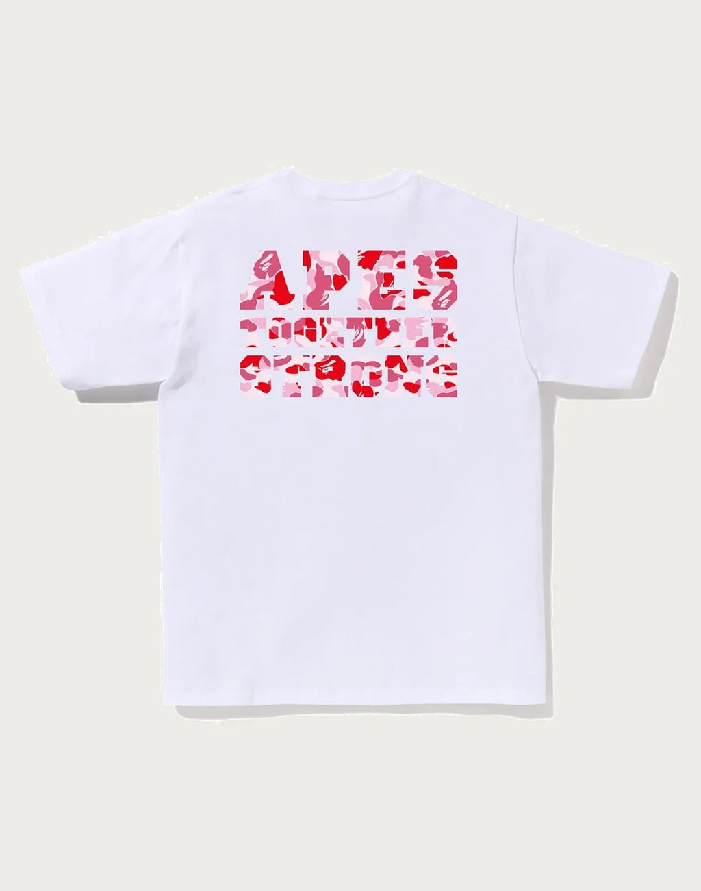 Men's Cotton Camo Graphic T-Shirt - White Blue