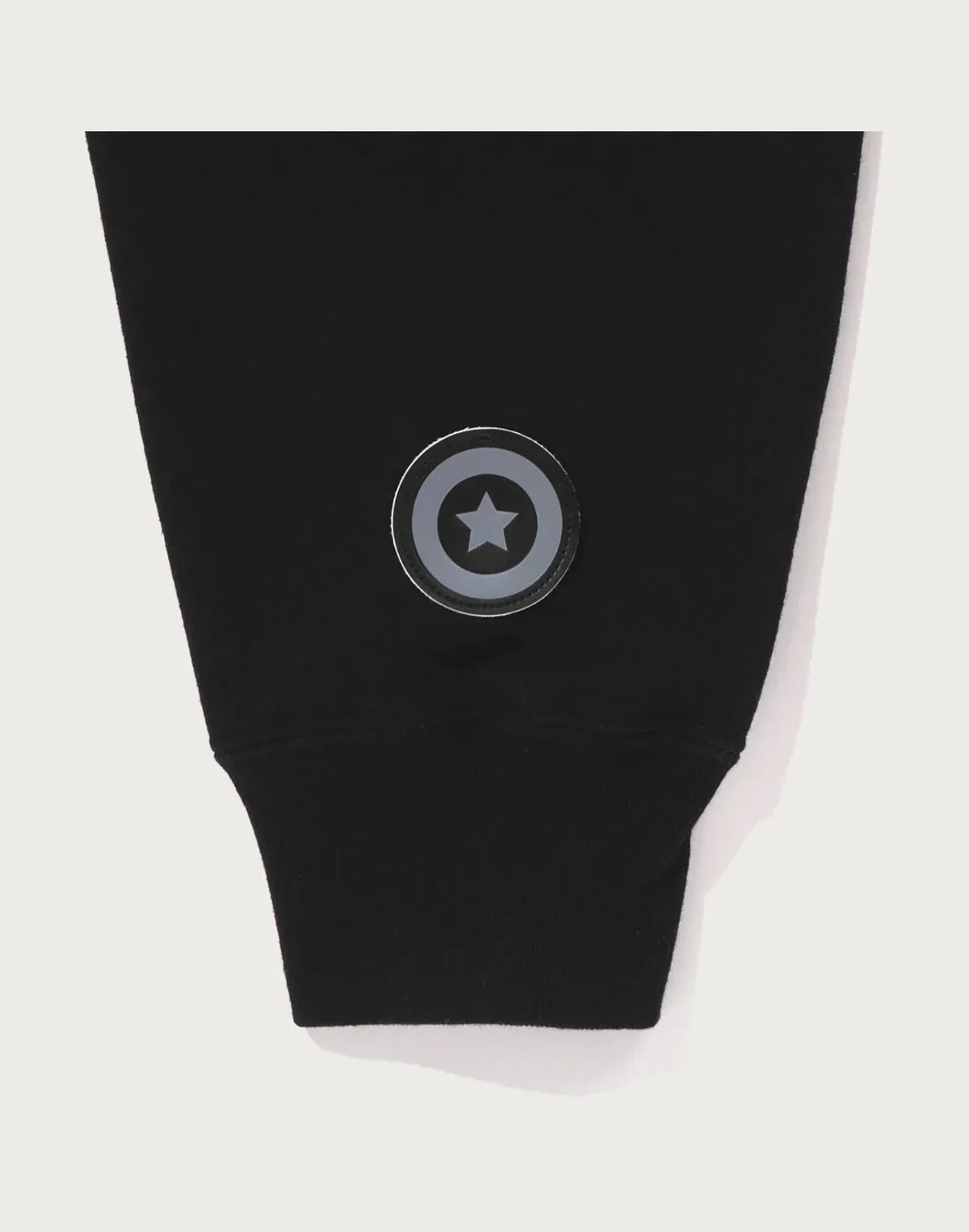 Relaxed Full-Zip Cotton Hoodie - Black