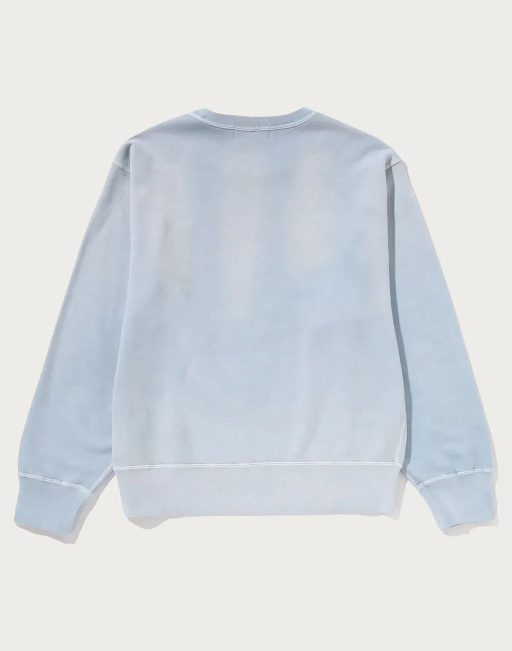 Women's Washed Cotton Graphic Crewneck - Blue