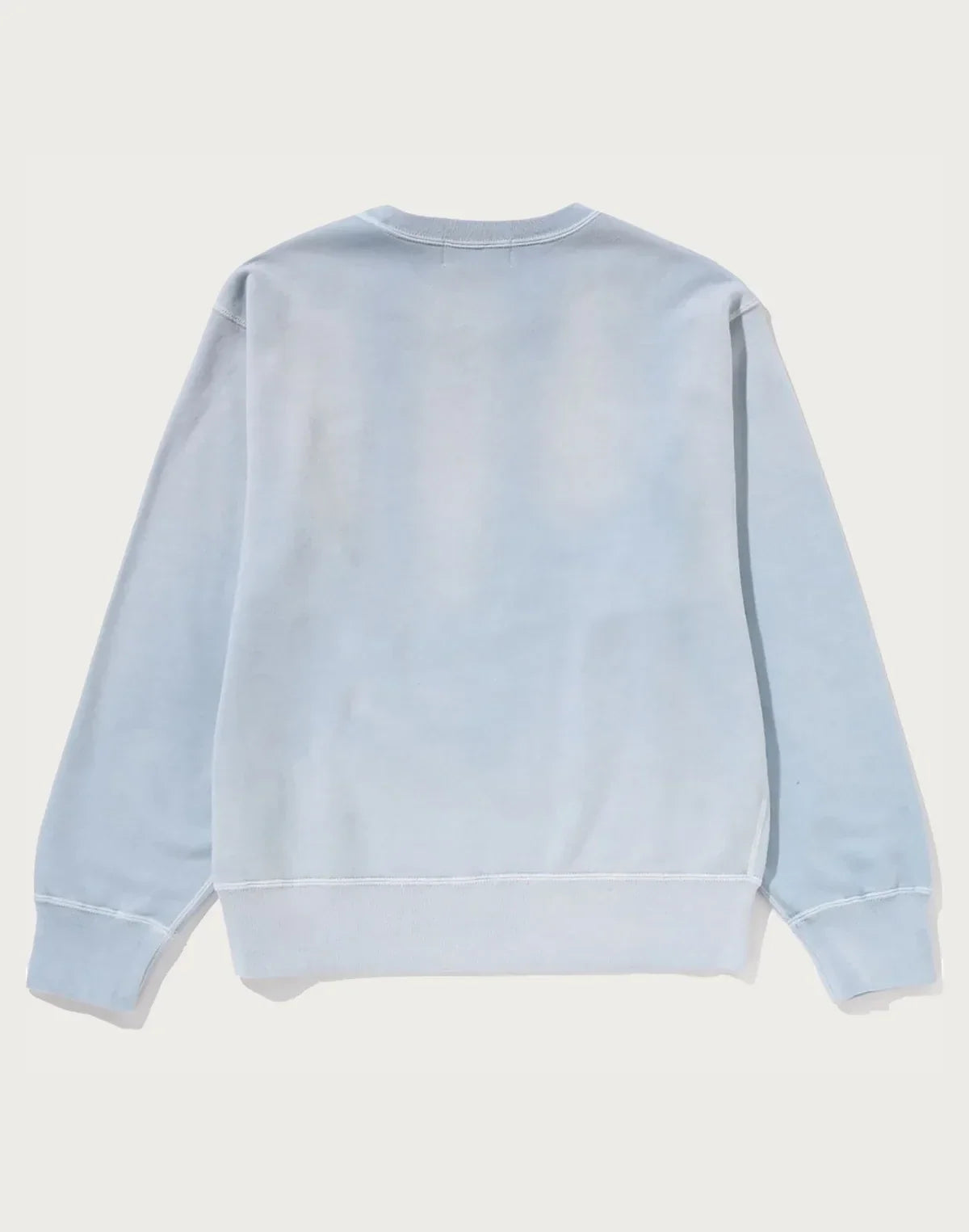 Women's Washed Cotton Graphic Crewneck - Blue