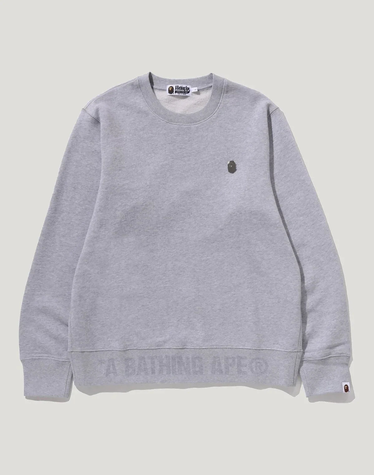 Men's Cotton Graphic Crewneck Sweatshirt - Black