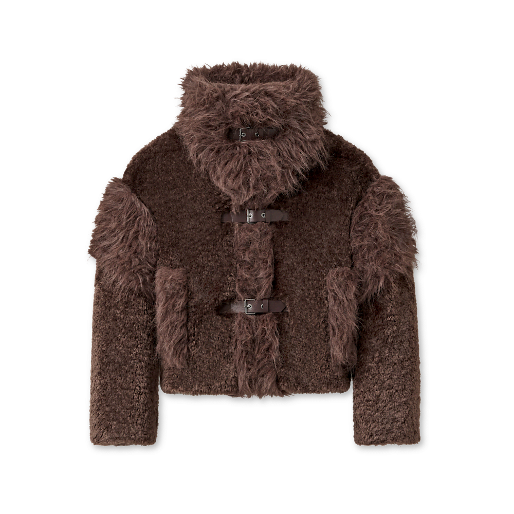 Women's Oversized Shag Faux Fur Jacket