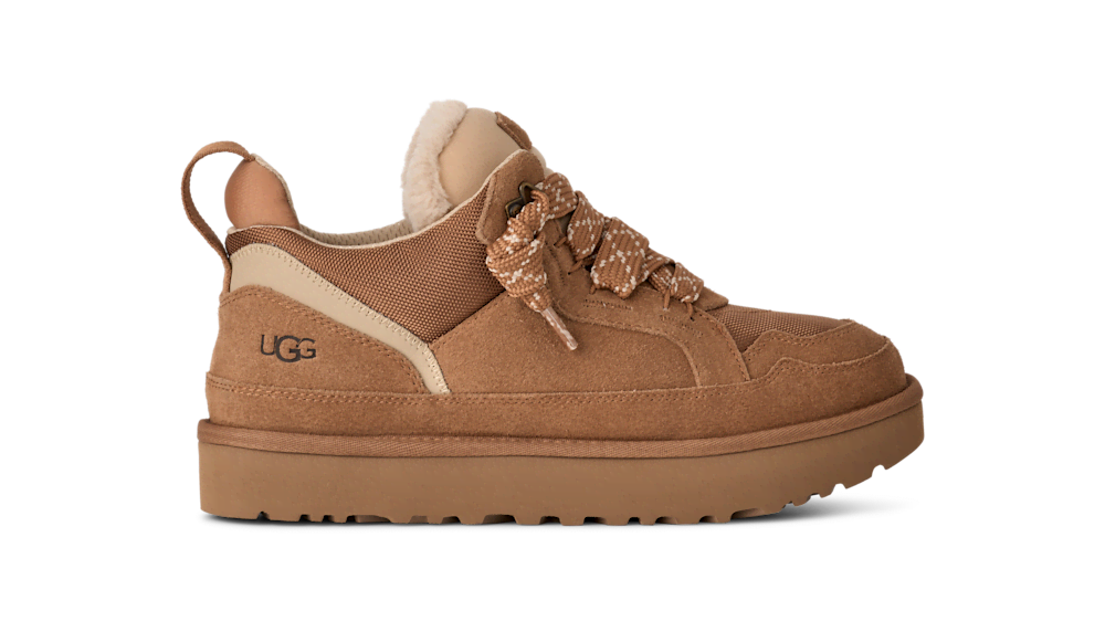 Men's Suede and Mesh Low Top Sneaker - Blue