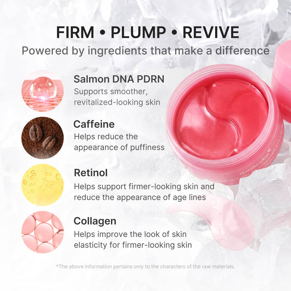 PDRN Caffeine Collagen Hydrogel Eye Patches