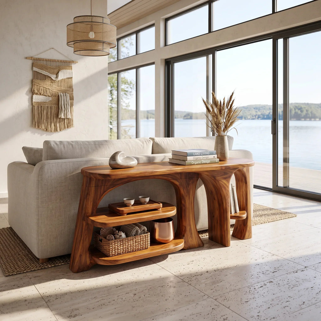 Contemporary Loop Console Table For Stylish Entryway