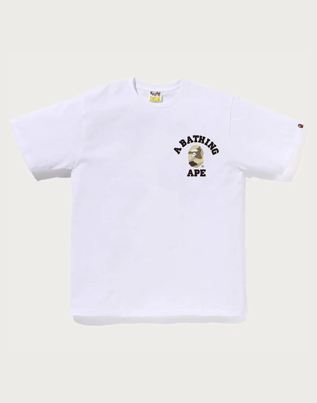 Men's Camo Graphic T-Shirt - White Brown