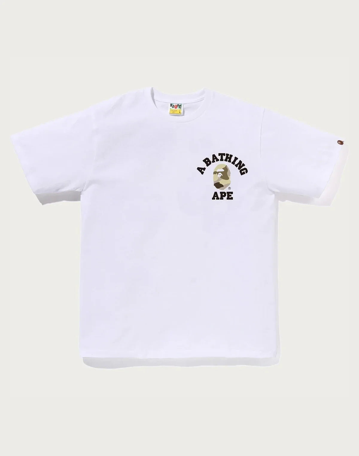 Men's Camo Graphic T-Shirt - White Brown