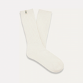 Women's Rib Knit Slouchy Crew Socks - Sand