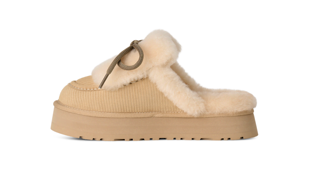 Women's Suede Platform Slipper - Chestnut