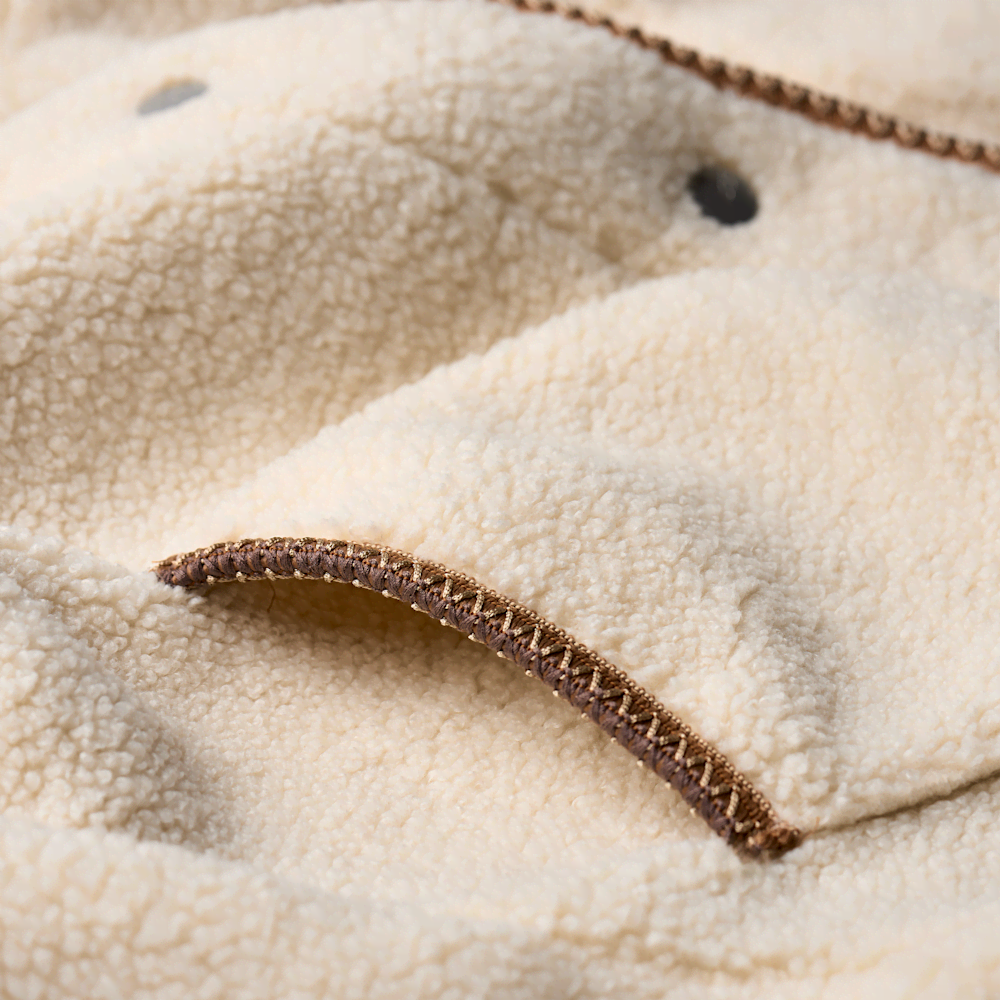 Women's Plush Fleece Lined Jacket - Brass