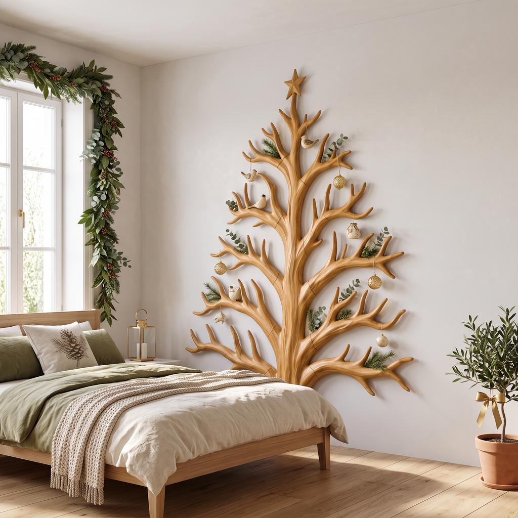 Modern Christmas Tree With Bare Branch Design For Living Room