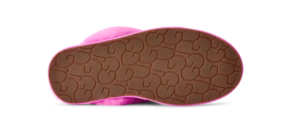 Women's Suede Sheepskin Slide Slipper - Espresso