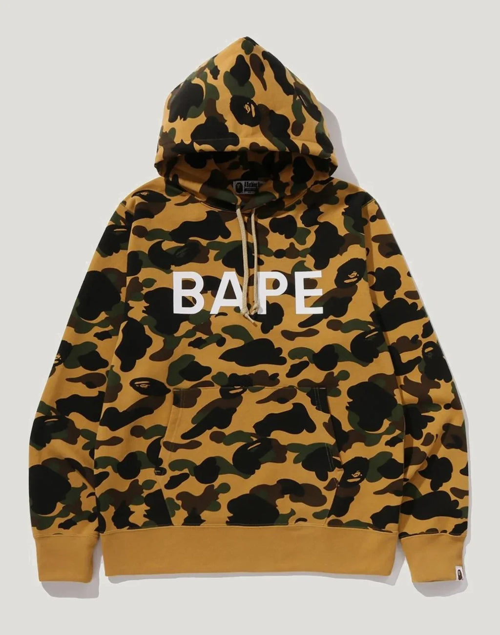 Men's Camo Pullover Hoodie - Orange