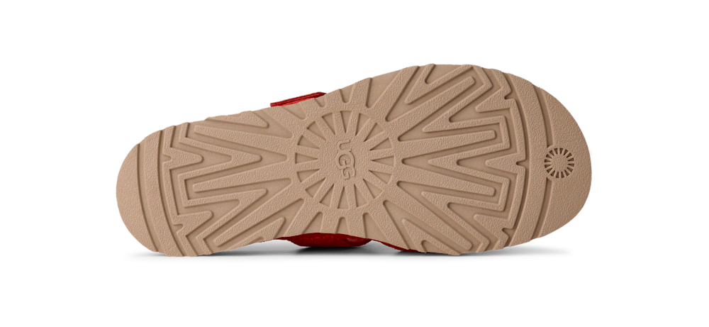 Women's Adjustable Suede Slide Sandal - Black